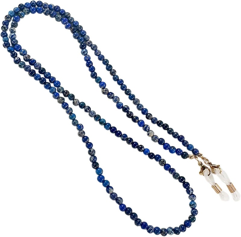 Decker Fashion Beaded Eyeglass chain Natural Stone glasses retainer Reading glass Lanyard - Image 3